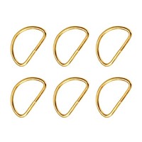 20 StÜCke Metall Schultergurt D Ring Mehrzweck Tasche Gurtband Ring ZubehöR FüR