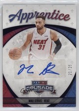 2021-22 Panini Chronicles Apprentice Signatures Purple 21/25 Max Strus Auto v9t