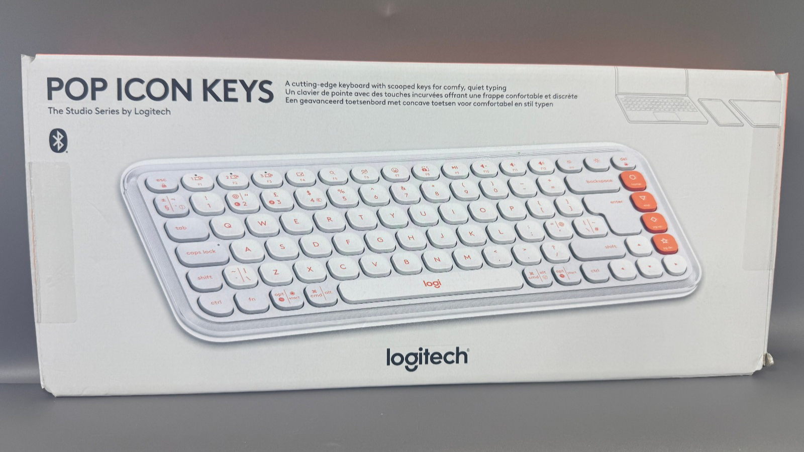 Logitech 920-013151 keyboard Universal Bluetooth QWERTY UK English White