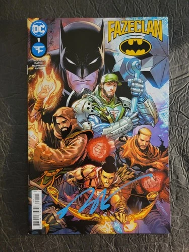 Batman Faze Clan #1 (One Shot) Tyler Kirkham Cover Signed by Norm Rapmund COA