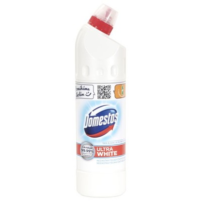 (4,92 EUR/l) Domestos Ultra White & Shine Thick Bleach 750 ml
