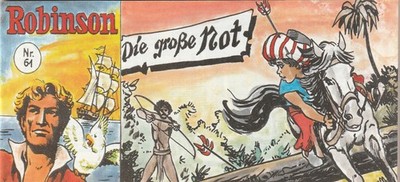   ROBINSON #61 Die große Not, Dargatz 1991 PICCOLO-COMICHEFT NEU