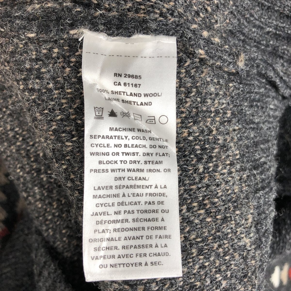 Vintage Pendleton Native American Pattern wool kn… - image 4