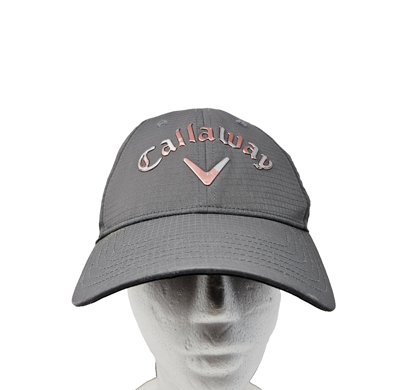 Callaway Men's Adjustable Gray Golf Hat Logo Outdoors