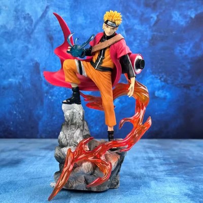22cm Naruto Anime Figure Uzumaki Action Model Pvc Statue Desktop