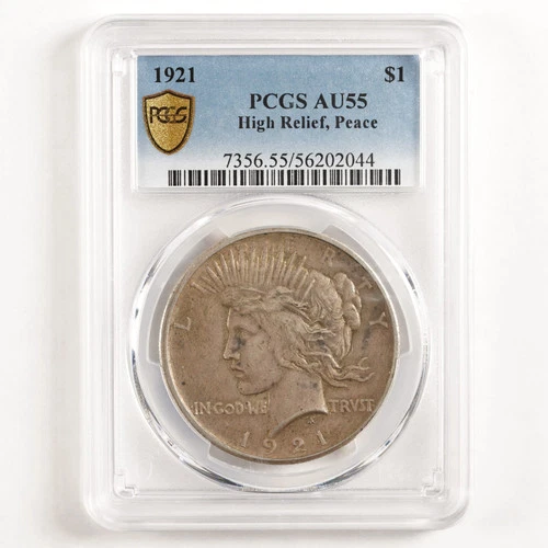 1921 Key Date Peace Dollar $1 AU55 PCGS *Nice Original Looking Coin 31638