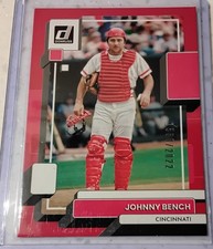 2022 Panini Donruss - Johnny Bench #195 Red /2022 Cincinnati Reds 