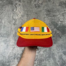 Vintage 1996 Atlanta Olympics Coca-Cola World Flags Snapback Hat