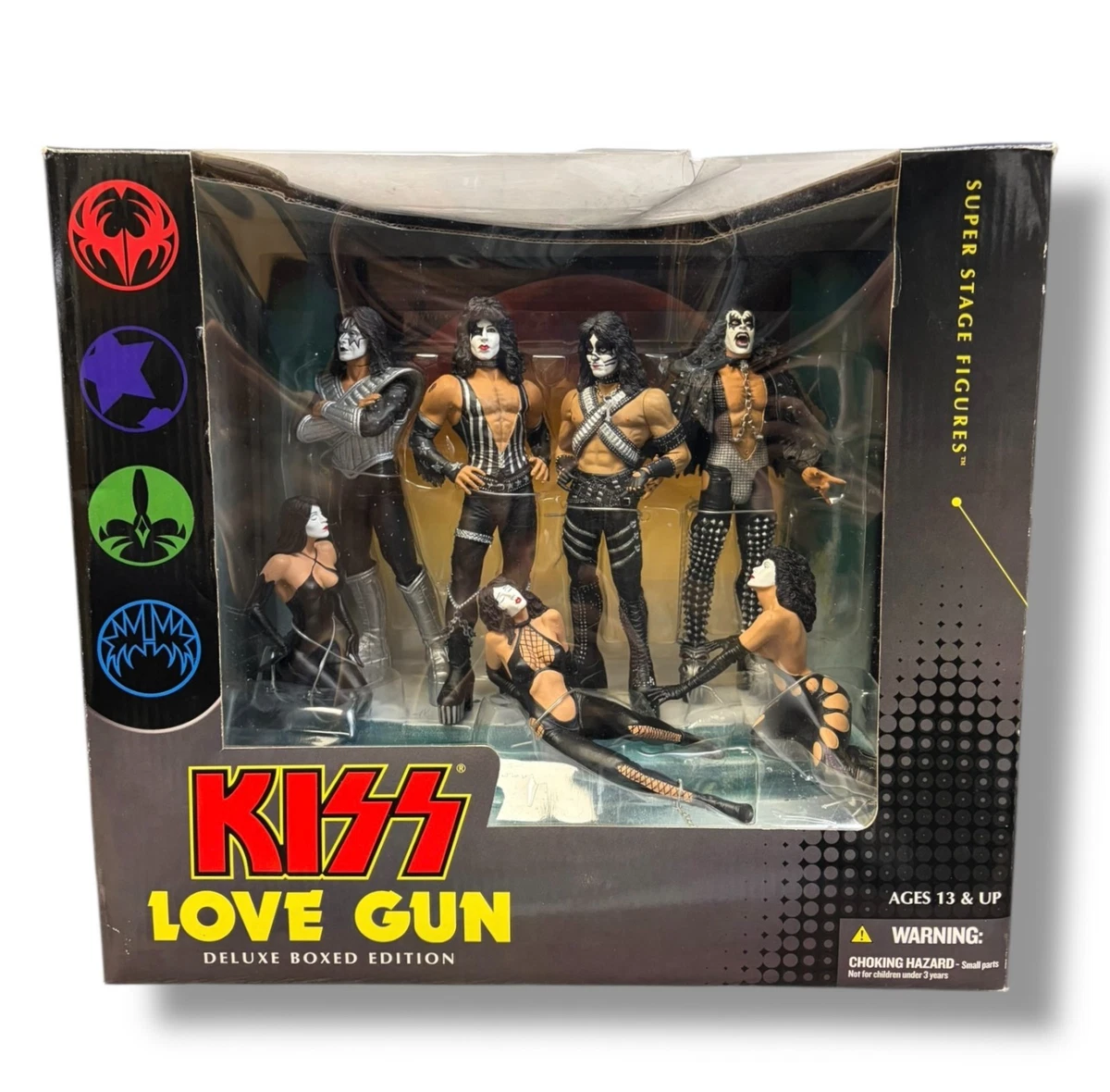 Lot De 8 Figurines KISS – McFarlane Toys, édition 2001 (occasion)