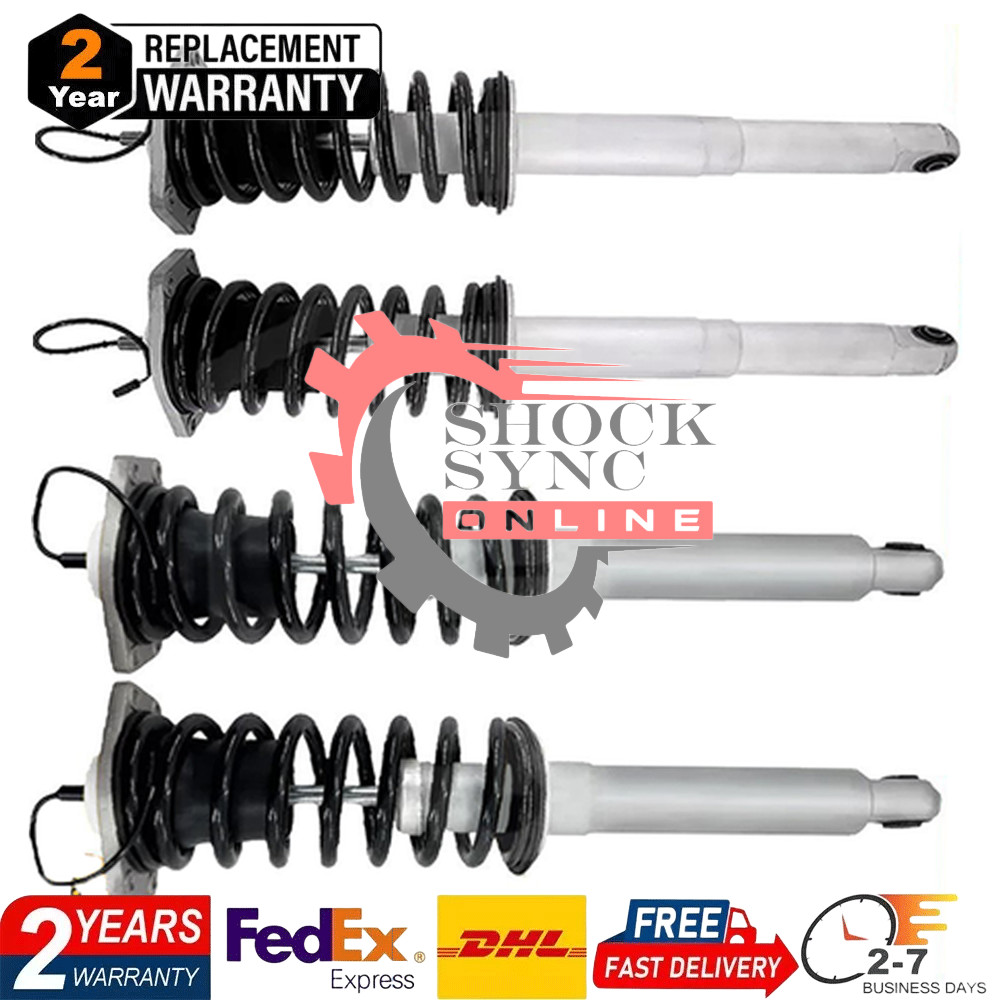 4x Front Rear Shock Struts w/Skyhook Fit Maserati Quattroporte M139 Sport 4.7L