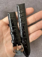 Vintage Watch Strap 18 mm  Leather Nos Top Quality V66 