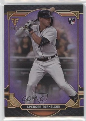 2022 Topps Triple Threads Amethyst 45/299 Spencer Torkelson #58 Rookie RC 0c6