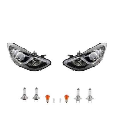 Scheinwerfer Set Halogen passend für Hyundai i30 11/11-03/15 Leuc. Links Rechts