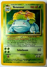 Venusaur - 15/102 - Pokemon Base Set Unlimited Holo Rare Card WOTC LP on eBay