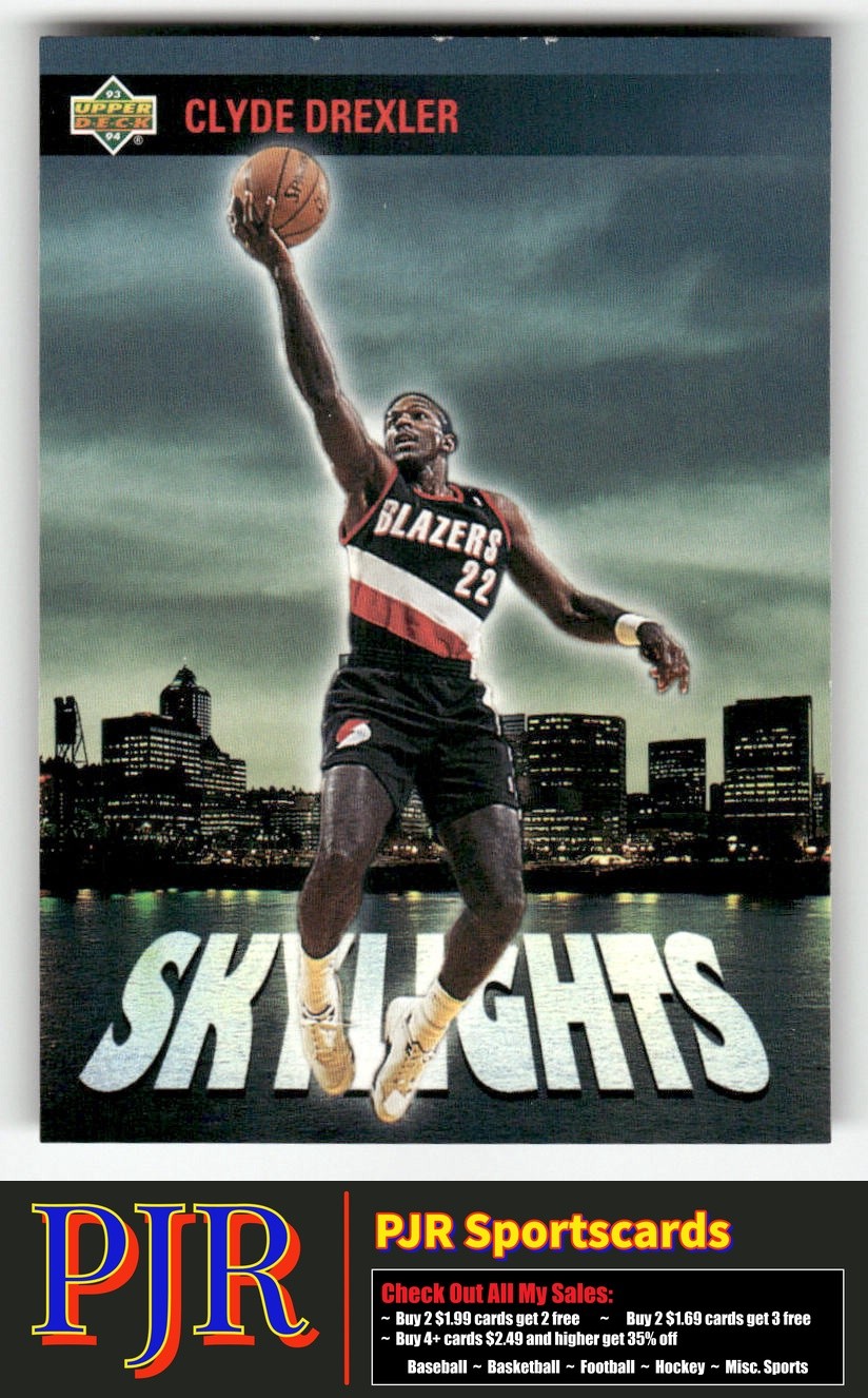 Clyde Drexler #473 Basketball Cards 1993 Upper Deck trading card — raw and PSA graded price guide