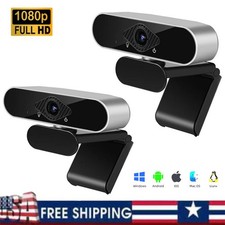 1080P Full HD USB Webcam for PC Desktop,Laptop Web Camera with Microphone LOT
