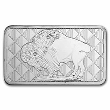10 oz Silver Bar - Buffalo 100.08 per troy oz