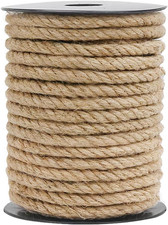 Jute Rope Natural Jute Twine 10mm 15M Rope Cord Craft for Packaging Arts Crafts