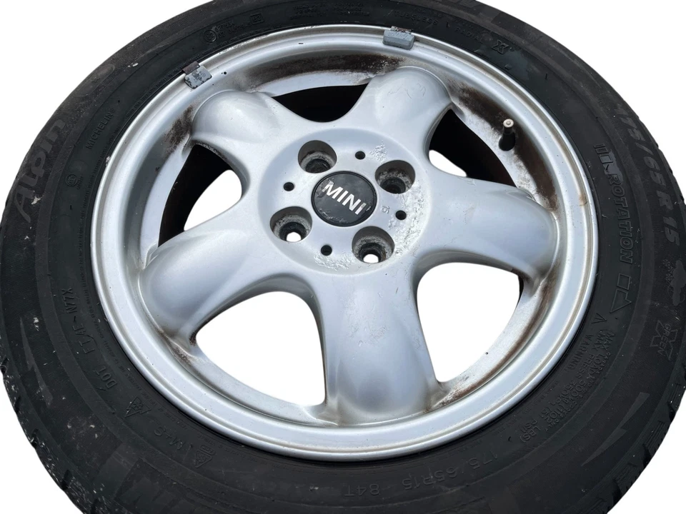 Mini / R56 / Alufelgen Allwetterreifen 175/65R15 6768498 4 Loch Michelin IS45 - Bild 4 von 4