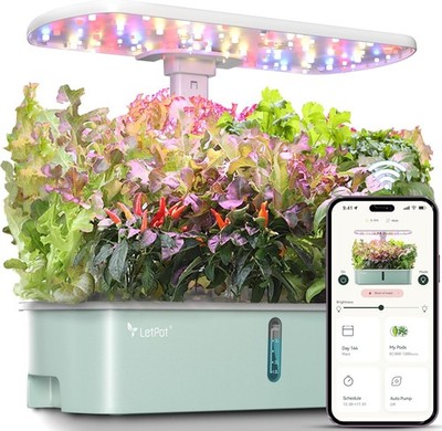 LetPot LPH-Air Hydroponik Anzuchtsystem 10 Hülsen Smart Herb Garden Kit