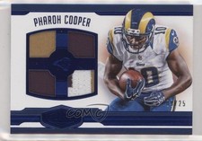 2016 Panini Plates & Patches Rookie Quad Jerseys Blue 9/25 Pharoh Cooper rg2