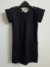 Burberry girls black dress pleated skirt  8Y