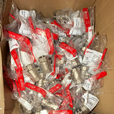 3/4in BSP Manual Lever Ball Valve Stainless Steel Water UW31013 x50 pack
