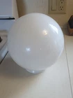 Vintage White Milk Glass Round 8" Globe Light Lamp Shade Cover Replacement