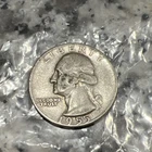 1955 Washington Quarter 25C Silver Circulated US Coin Uncertified