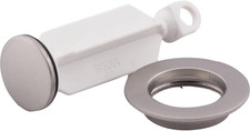10709BN Replacement Bathroom Sink Drain Plug and Seat, Brushed Nickel