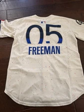 Freddie Freeman Adult Dodgers City Connect Jersey Size Large