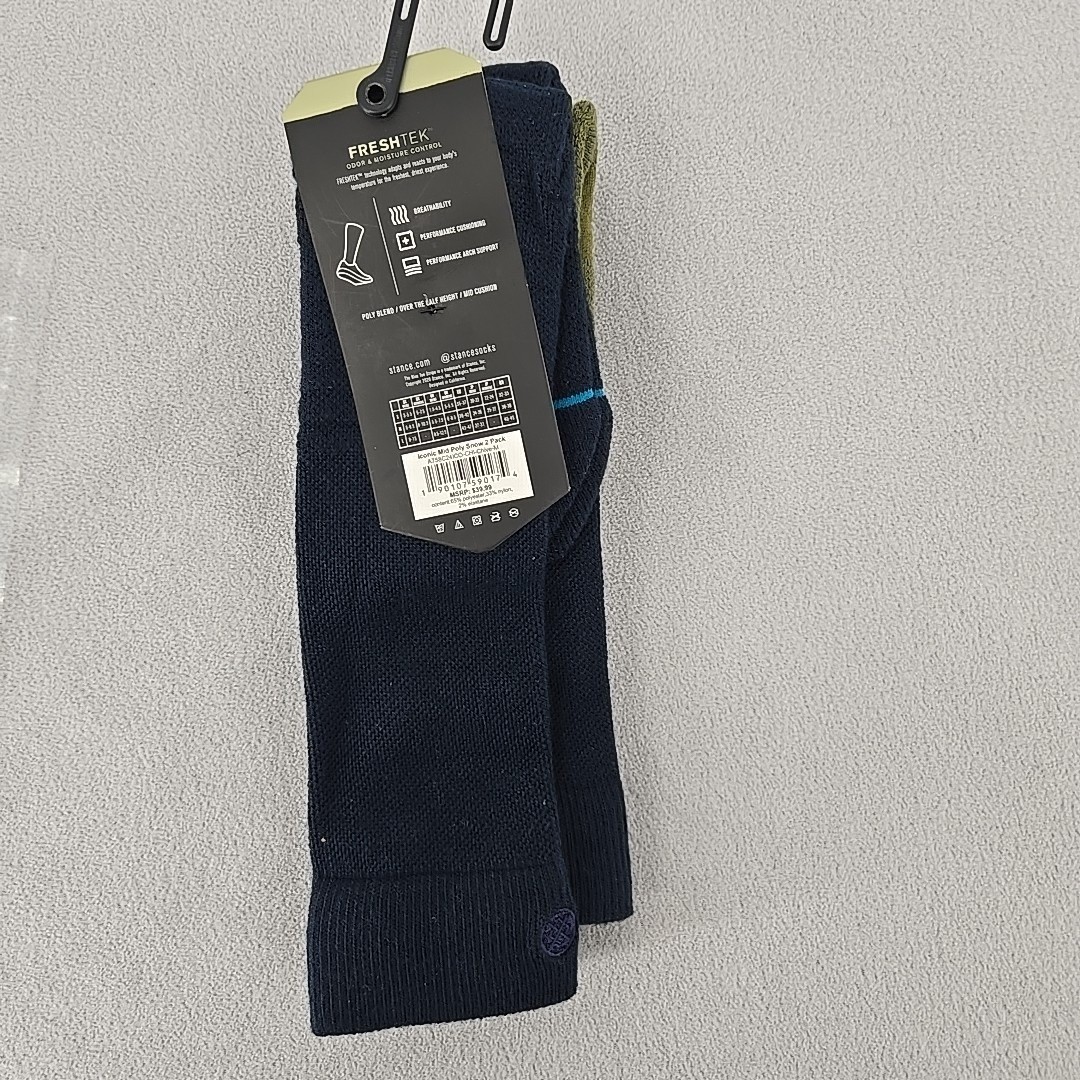 pp-「p」 Stance NWT Performance Snow Socks 2-Pack Over The Calf Mid Cushion