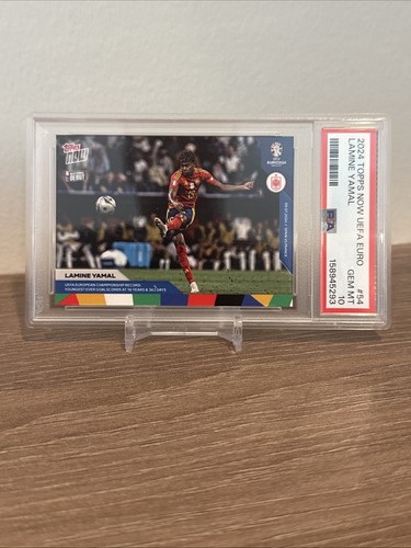 Lamine Yamal 2024 Topps Now UEFA Euro Soccer #54🔥PSA 10🔥 Spain Barcelona