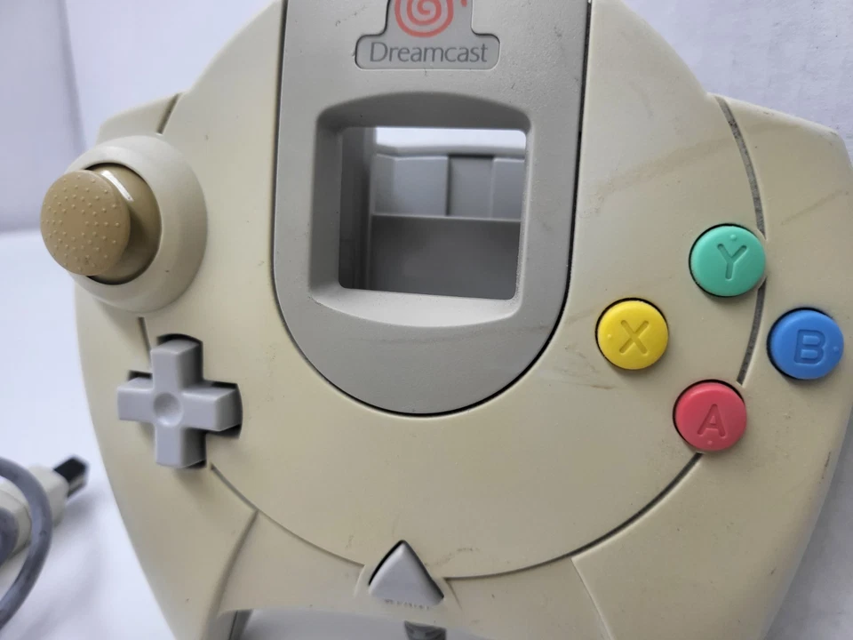 Controlador oficial Sega Dreamcast amarillo HKT-7700 USADO OEM PROBADO #G51 Foto 2 de 4