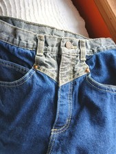 Awesome Vintage Zena High-Waisted Acid Washed NOS 2 Tone Mom Jeans. Size 27