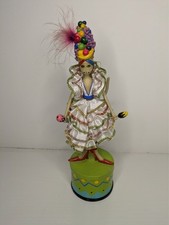  2005 Westland Giftware Catwalk Caribbean Cat Musical Figurine kitsch funky