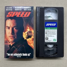 Speed (1) (VHS 1994) Original Action Thriller Keanu Reeves Sandra Bullock Hopper