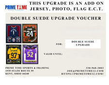 Double Suede Upgrade for Framing Services