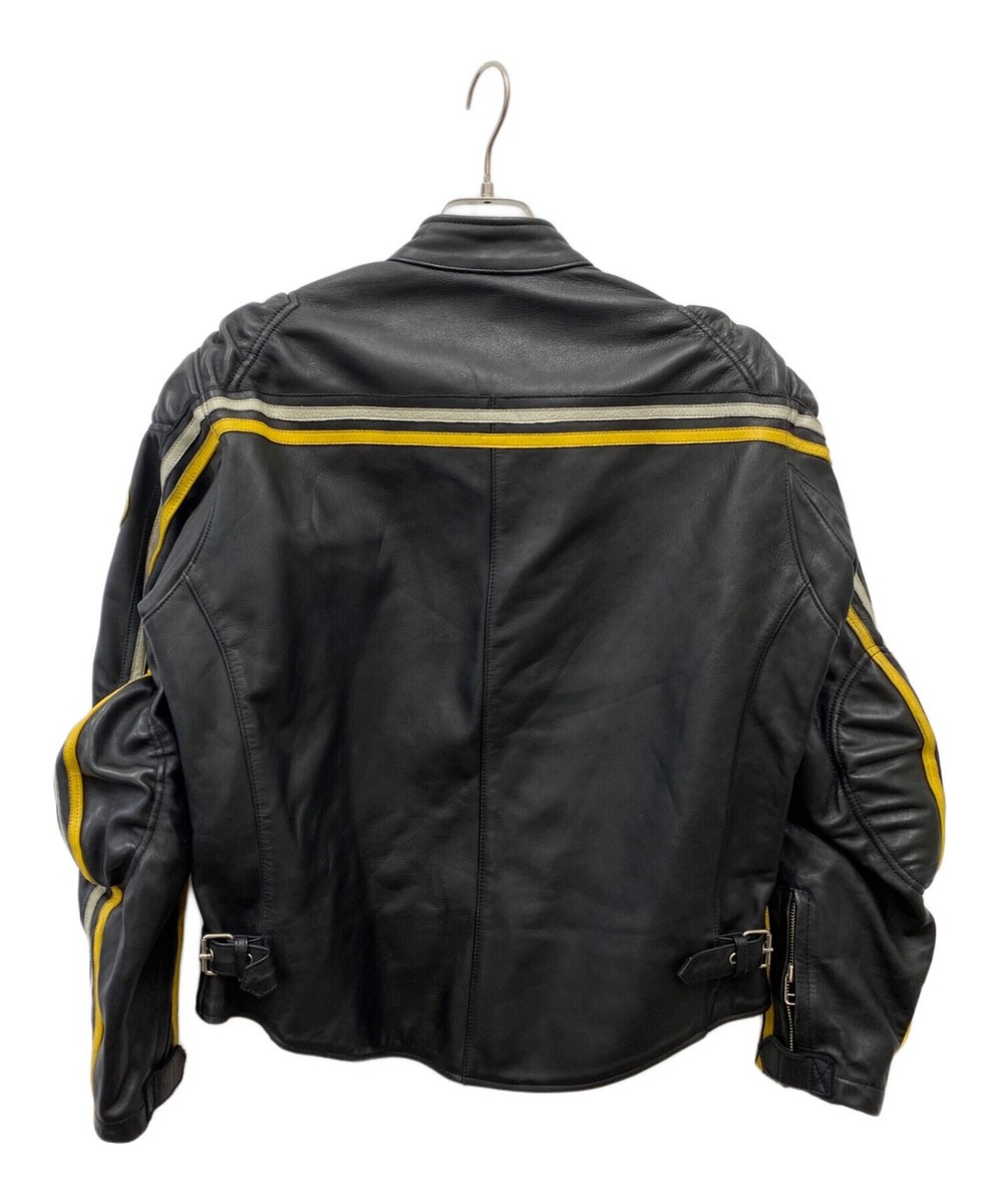 BATES Leather jacket Size: L Black Men | eBay