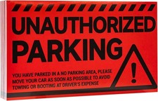 100 Parking Violation Stickers Hard to Remove - Parking Tickets - No Parking USA