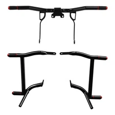 Engine Guard Bar & Saddlebag Support Guards Rail Fit For Harley Road Glide 14-23