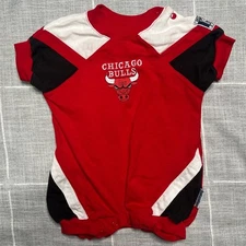 Mighty Mac Sports Vintage 90s 3-6 Months Baby Romper NBA Basketball Boys