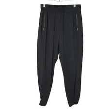Bagatelle Collection Black Jogger Pants Elastic Waist Zip Pockets Athletic SZ S