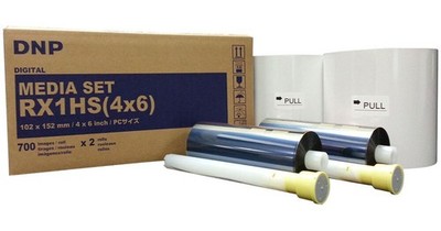 DNP 4 x 6'' Media Set for DS-RX1HS & RX1 Printers (2 Rolls)