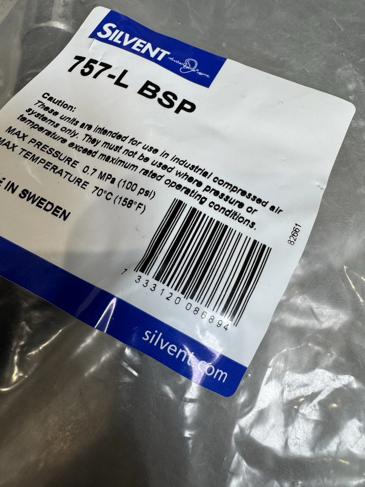Silvent Safety Air Blow Heavy Duty Nozzle 757-L BSP Brand New Sealed 3