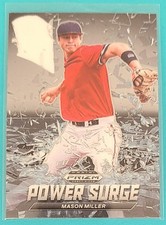 2021 Panini Prizm Draft Picks Power Surge #PS-MM Mason Miller BASEBALL Card B8