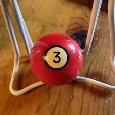 Vintage Replacement Pool Ball Billiards 3 Billiard Ball 2 1/4" Diameter