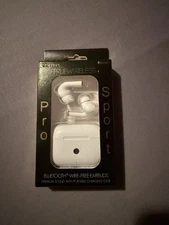 3Dluxe True Wireless Pro Sport Earbuds White