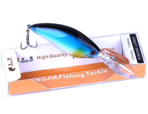 8PCS Lot 10.5cm/18g Minnow Fishing Bait Bass Crankbait Fish Lure Tackle Wobbler - 第 8/12 張圖片