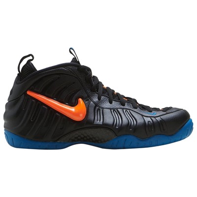 foamposite black orange